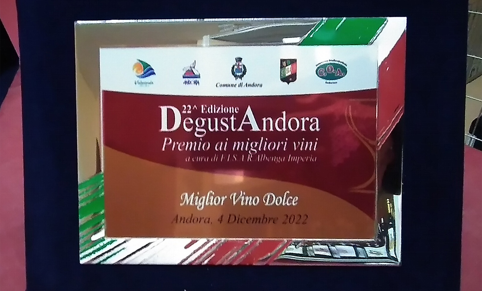 22ª edizione DegustAndora Miglio Vino Dolce