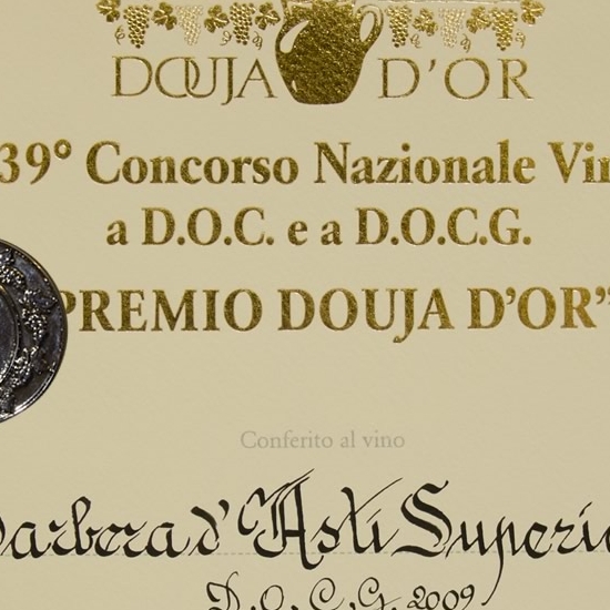"Premio Douja d'Or" 2011 - Barbera d'Asti Superiore D.O.C.G. 2009.