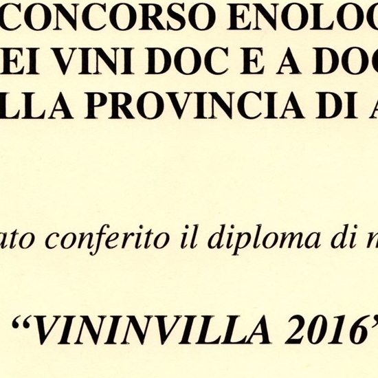 VininVilla 2016 - Moscato d'Asti D.O.C.G. "Carretta" 2015.