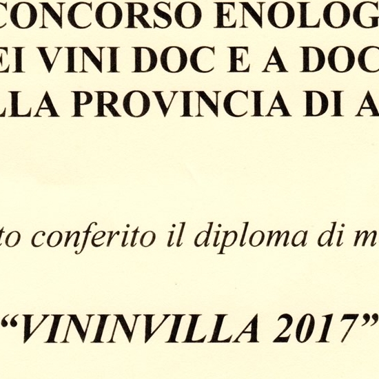 VininVilla 2017 - Dolcetto d'Alba D.O.C. "S. Rumu" 2016.