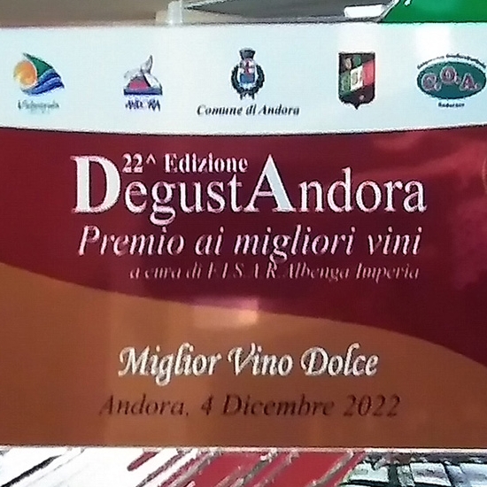 22ª edizione DegustAndora Miglio Vino Dolce